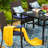 6 - Person Patio Dining Set with Rectangular Table , Cushions Included-1088138299-1079741197