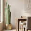 Cactus artificiel 4 'dans un pot en métal doré