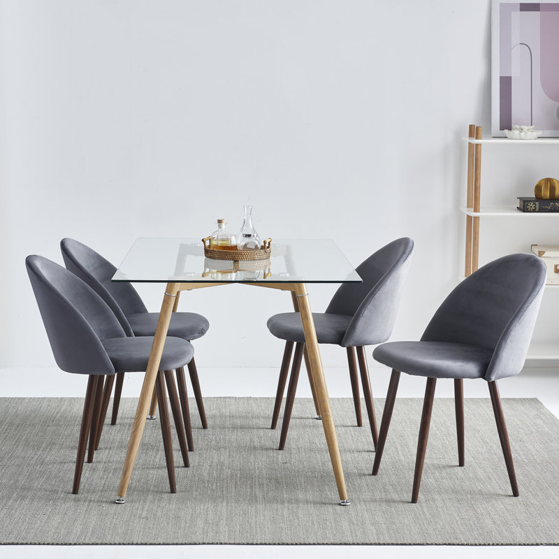 Ensemble repas pour 4 personnes Tillie, 5, gris