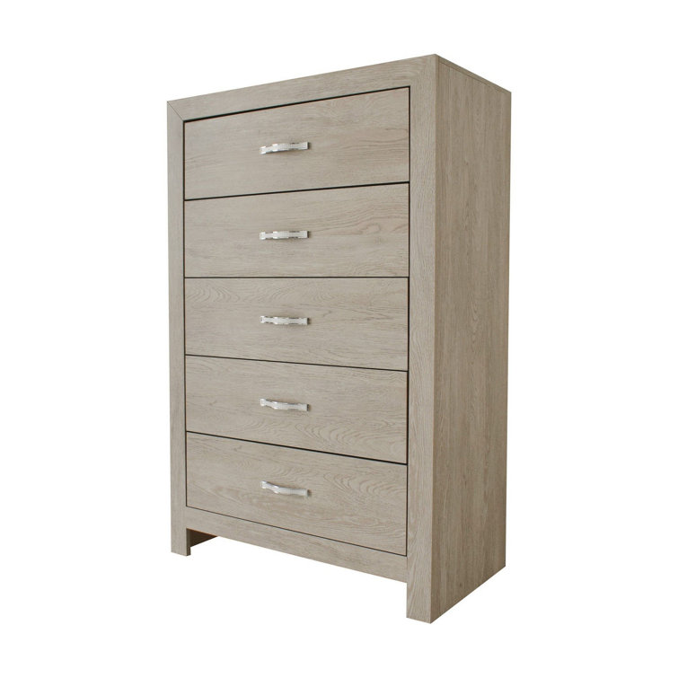 Zully 5 Drawer 31.5'' W Solid Wood Chest