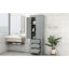 Grande armoire de rangement avec trois tiroirs pour salle de bain / bureau, gris-889671211