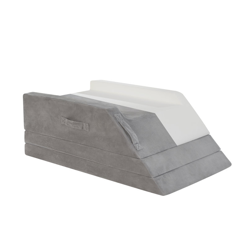 Coussin réglable en hauteur pour 4 jambes, support de repose-jambes en mousse multi-couches pour la récupération post-opératoire, soulagement de l'enflure et lecture, Velvet Cove