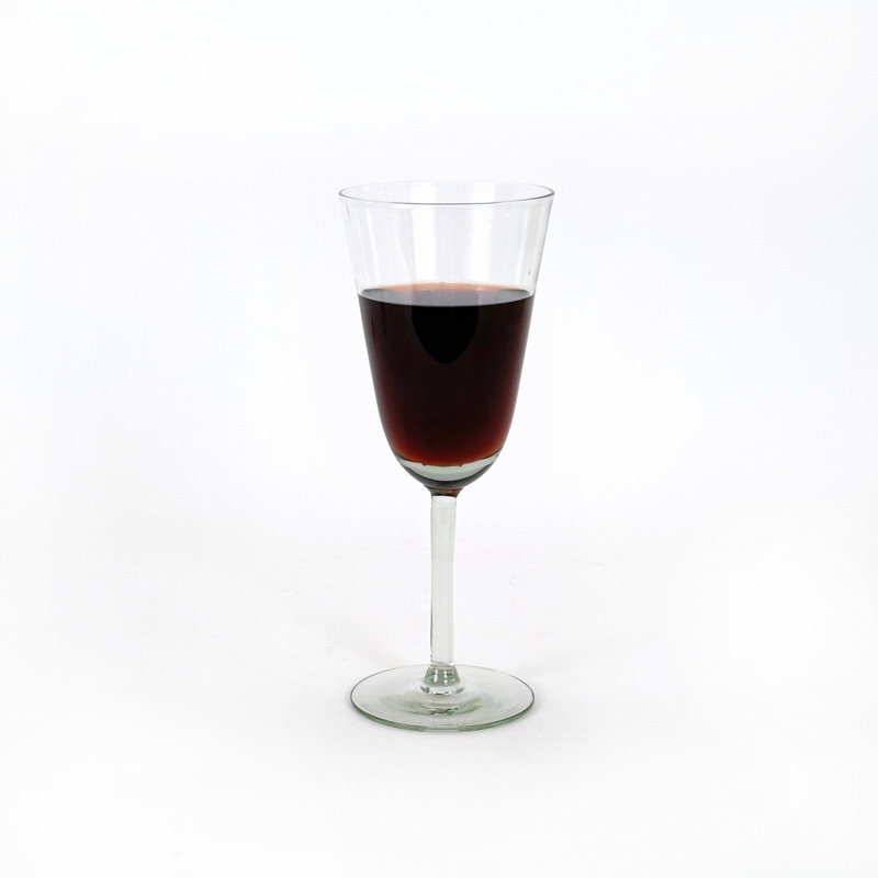 Verre à vin tulipe rouge