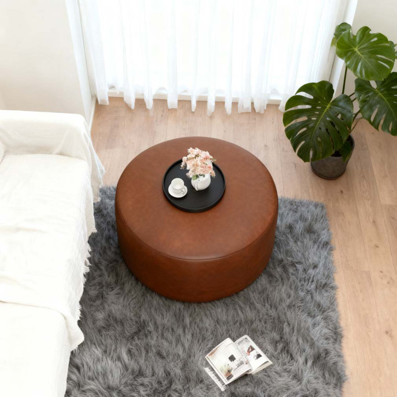 Upholstered Round Ottoman