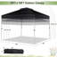 9 pi. L 10 pi. D Auvent escamotable en acier-86414070
