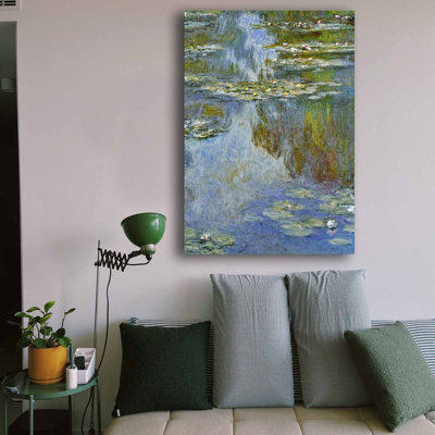 Claude Monet - peinture sur toile tendue