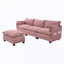 Convertible L Shaped Couch for Living Room and Office-1484137215