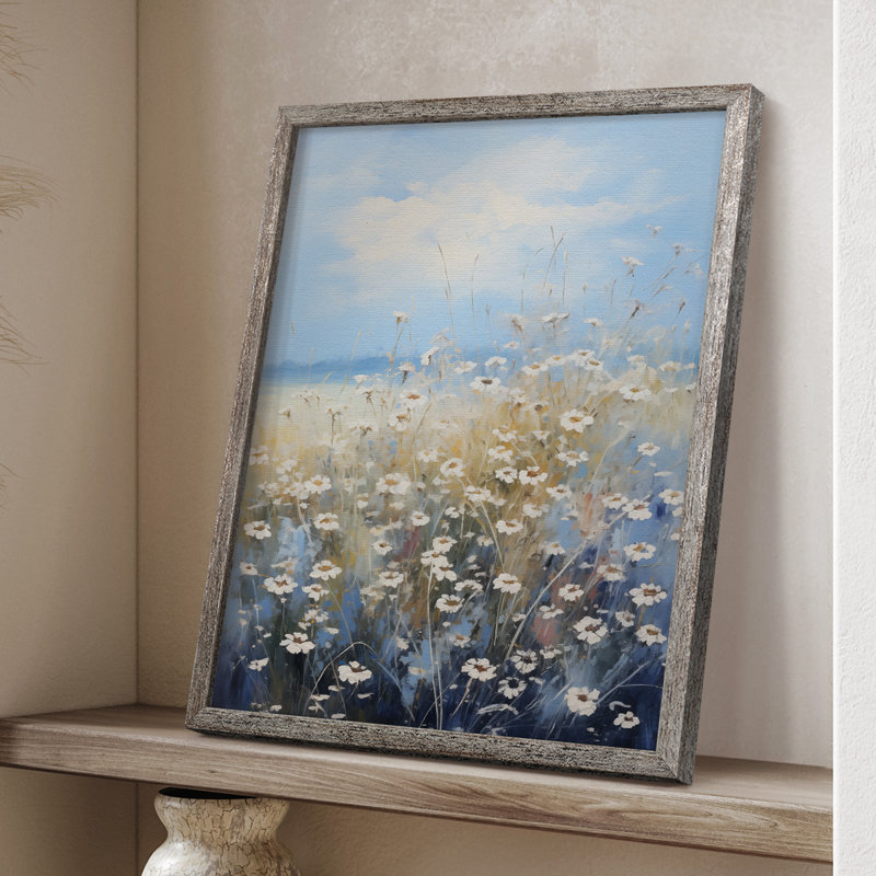 Impression encadrée FLORAL Series VI - bois massif, H 21 po x l 17 po