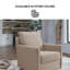 Fauteuil d'appoint pivotant Freybourne nouvelle génération Nuvella-1403517728