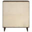 Commode 4 tiroirs brun chaud