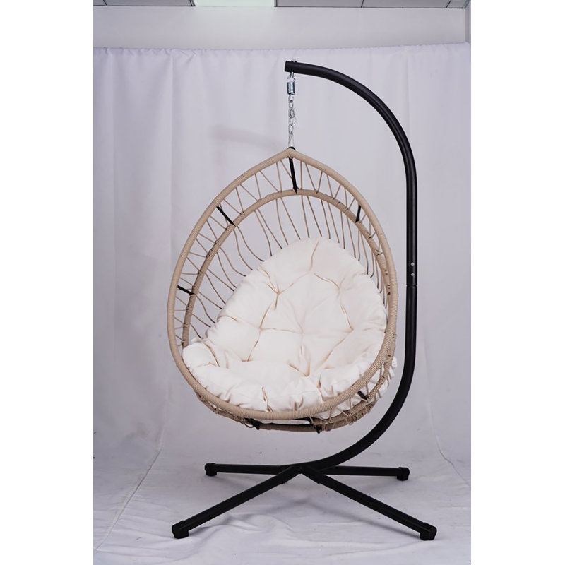 Balancelle polyvalente et confortable pour la détente et les loisirs, Blanc