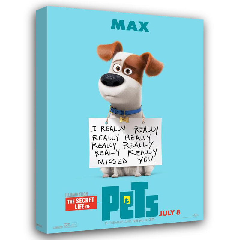 La vie secrète des animaux de compagnie, H 18 po x l 12 po