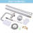 Single-handle Freestanding Tub Faucet With Hand Shower In.brushed Nickel-128600168