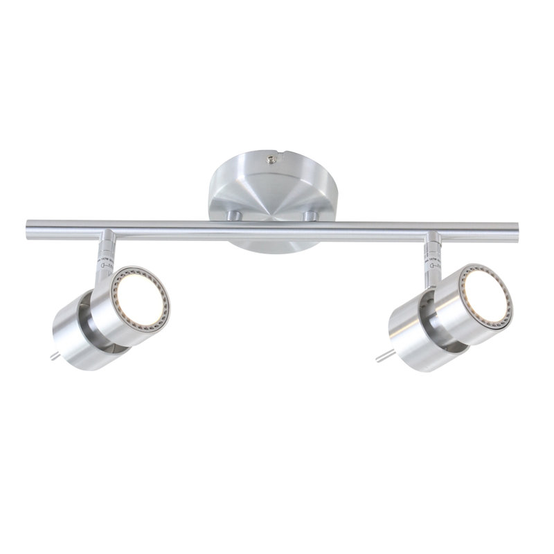 Joaquin 38cm 2 -Light Track Kit, Silver