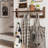 Wall-Mounted Shelf with Hooks-1501163957