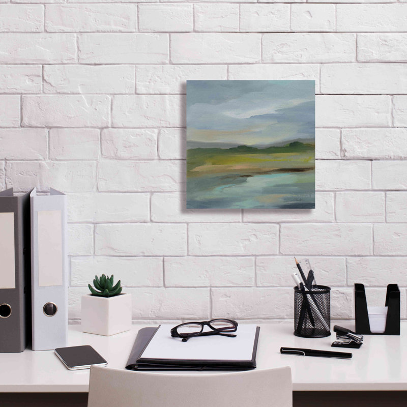 «Clouds and Shadows» par Silvia Vassileva, art mural sur toile, H 12 po x l 12 po x P 0,75 po