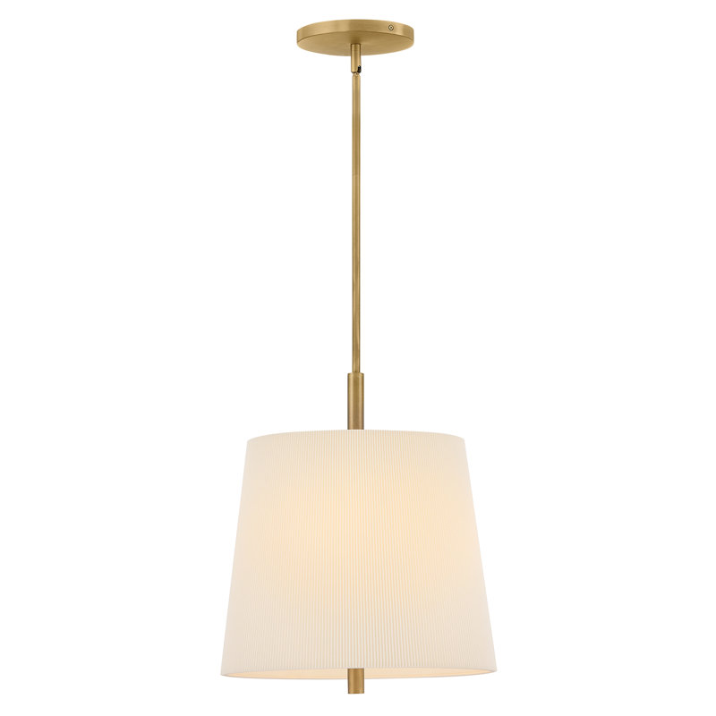 Hinkley Clive Large Tapered Pendant, Heritage Brass
