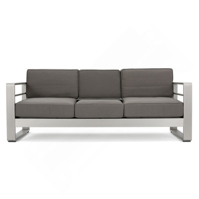 3 SEATER SOFA W/ METAL TRAY