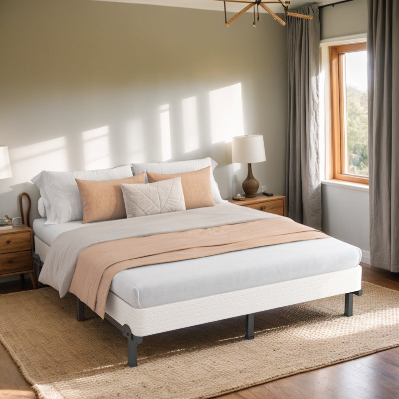 10inch Metal Box Spring with Round Corners - 3500 lbs Capacity, Queen, 10"