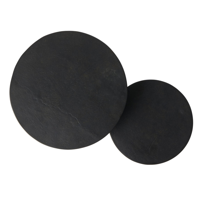 Printa Nesting End Tables-Black Antique