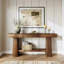 Console de style nordique simple brun moderne-890257259