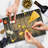 Ambesonne Rustic Cutting Board Large Size Dated Door Barn House Chocolate