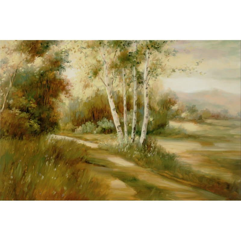 Eventide 9 - Painting, 20 cm H x 30 cm W, Black Floater Framed