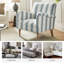 Lila 75 Cm Wide Coastal Farmhouse Armchair-2000458000