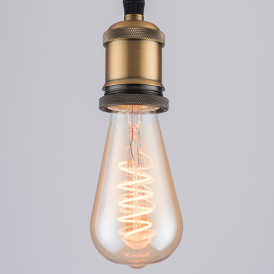 4W E27 Dimmable LED Vintage Edison GLS Light Bulb Amber