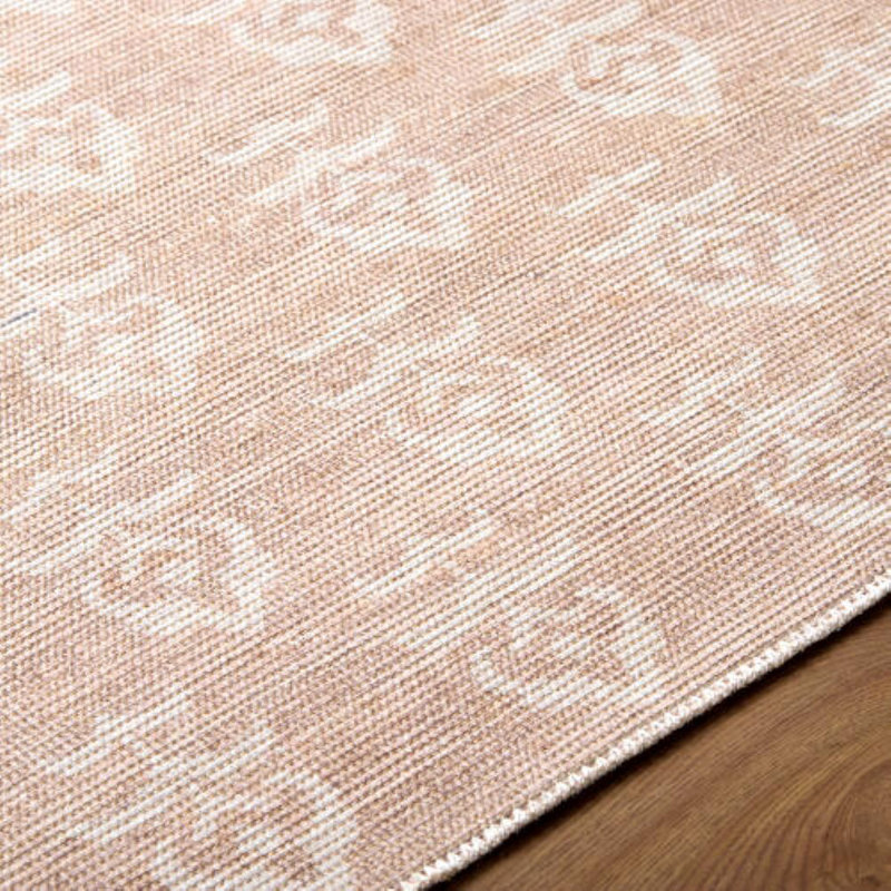 Jenni Yolo Home x Livabliss Flora Rug, Blush/Ivory, Rectangle 6'7" x 9'