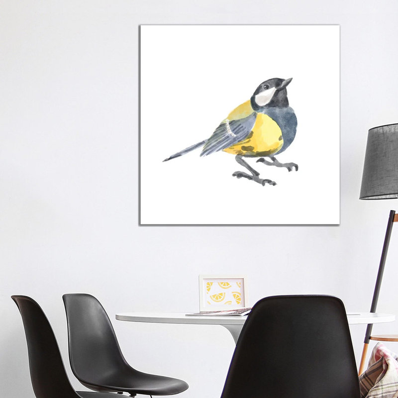 Songbird III 1 Piece Wrapped Canvas Wall Art, 93.98 cm H x 93.98 cm W x 3.175 cm D