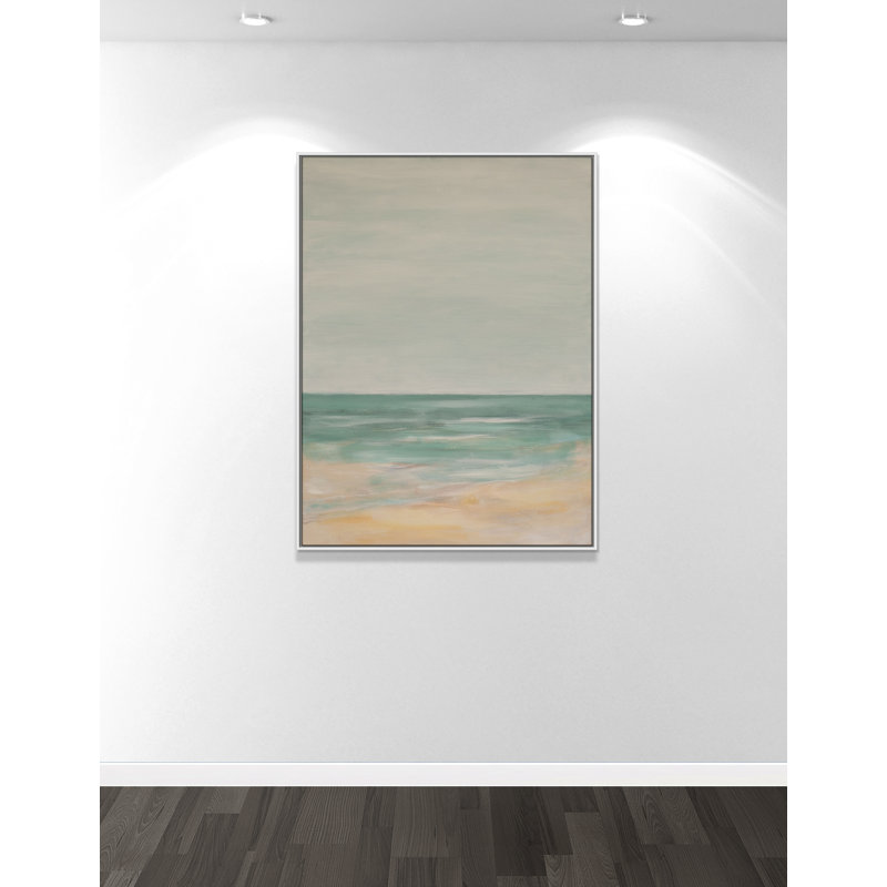 Horizon - Portrait Version Print par S.H. Khân, Flotteur blanc, L 37,5 po x H 49,5 po