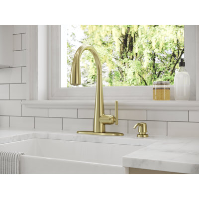 Lita Pull Down Single Handle Kitchen Faucet