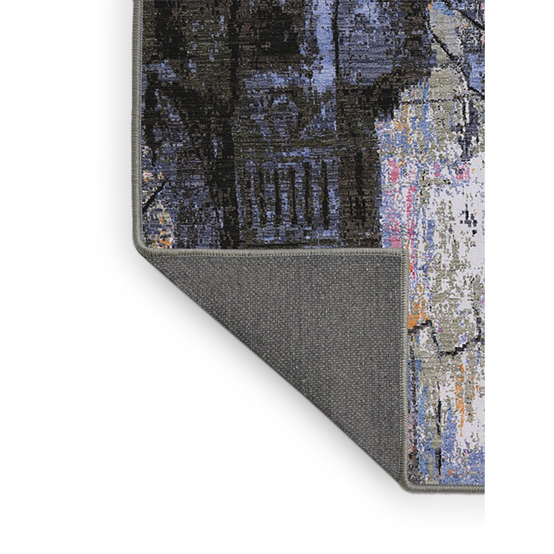 Tapis noir / gris Braceville, Rectangle 6 pi x 9 pi
