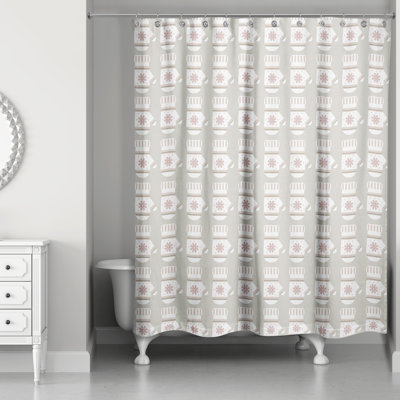 Rideau de douche simple Tiffanie