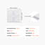 Paquet de 33 panneaux muraux 3D 11,81 po x 11,81 po PVC blanc 32 pi