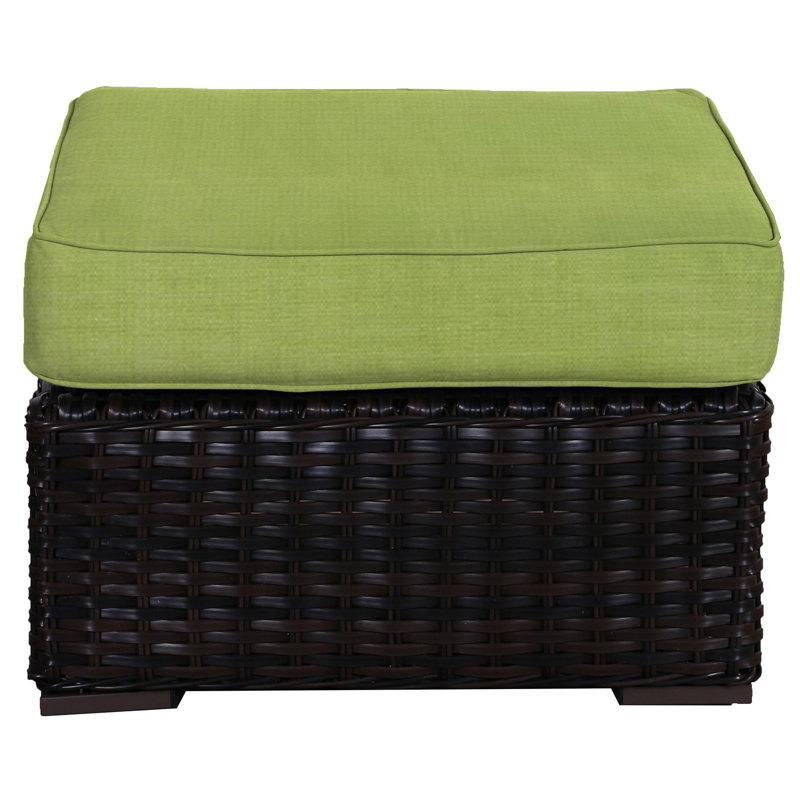 Repose-pieds d'extérieur avec coussin Sireci, Perroquet