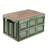 Outdoor Folding Storage Box Multifunctional Car Storage Box Household Storage Basket Portable Folding Box Set Of 3, White, Black And Green.