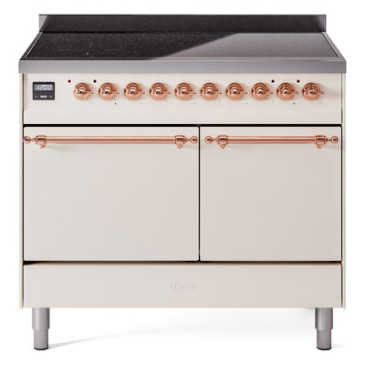 ILVE Nostalgie II Series 40 inch Induction Range with 6 Induction Elements (Solid Door)