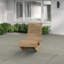 Umera 180cm Long Acacia Single Chaise