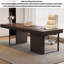 Bureau de luxe en pierre frittée clair-1659216363