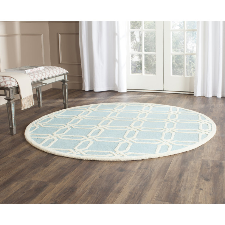 Deedgra Hand Tufted Wool Geometric Rug