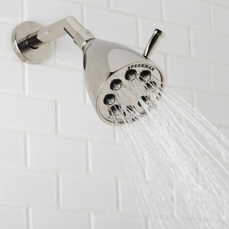 Tête de douche multifonction Icon Anystream, Nickel poli