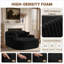 Chaise longue en velours côtelé sans assemblage-993124535