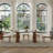 Modern Rectangular Sintered Stone Dining Table With Double Pedestal Base-554995491-554995517