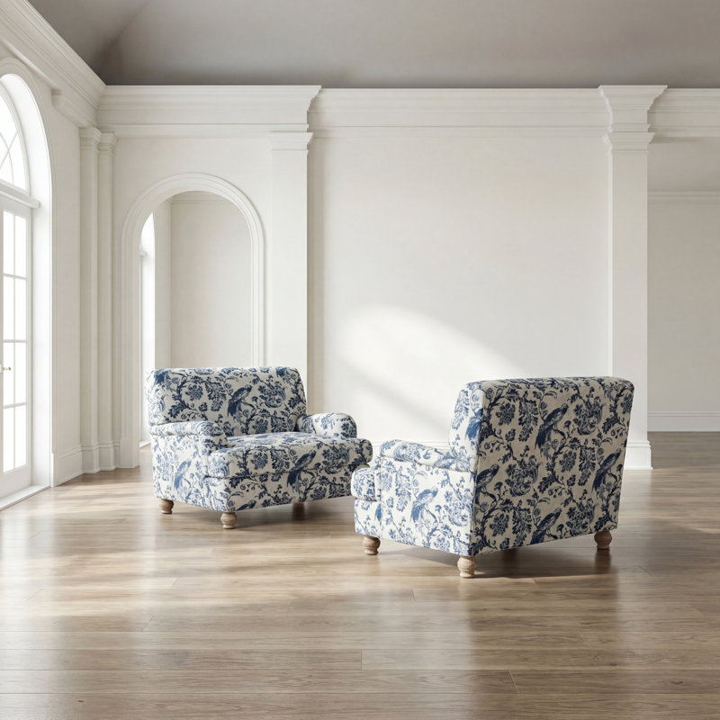 Chaise d'appoint Kenwood, toile Bluebird, Toile Bluebird