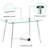 Jahseem 4 - Person Glass Top Four Leg Dining Set