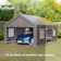 13 Ft. W x 20 Ft. D Garage Heavy Duty Carport Portable Garage Storage Shed Canopy