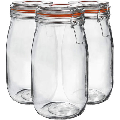 Glass Jar - Set of 3
