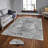 Stylish Woven Carpet, 5.2 x 7.5 Feet | 100% Polyester, 0.3 in Pile Height, Antibacterial, Non-Slip PVC Dot Underside | Machine Washable, 3D Digital Print | Perfect for Living Room, Bedroom & Home Décor-157317544